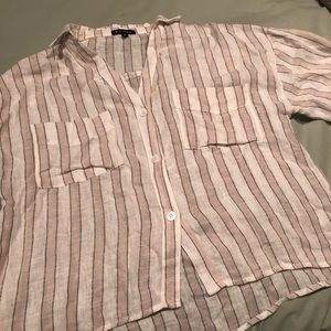 William B button up